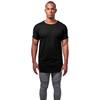 Urban Classics - Long Shaped Turnup Herren TShirt - Schwarz Product image